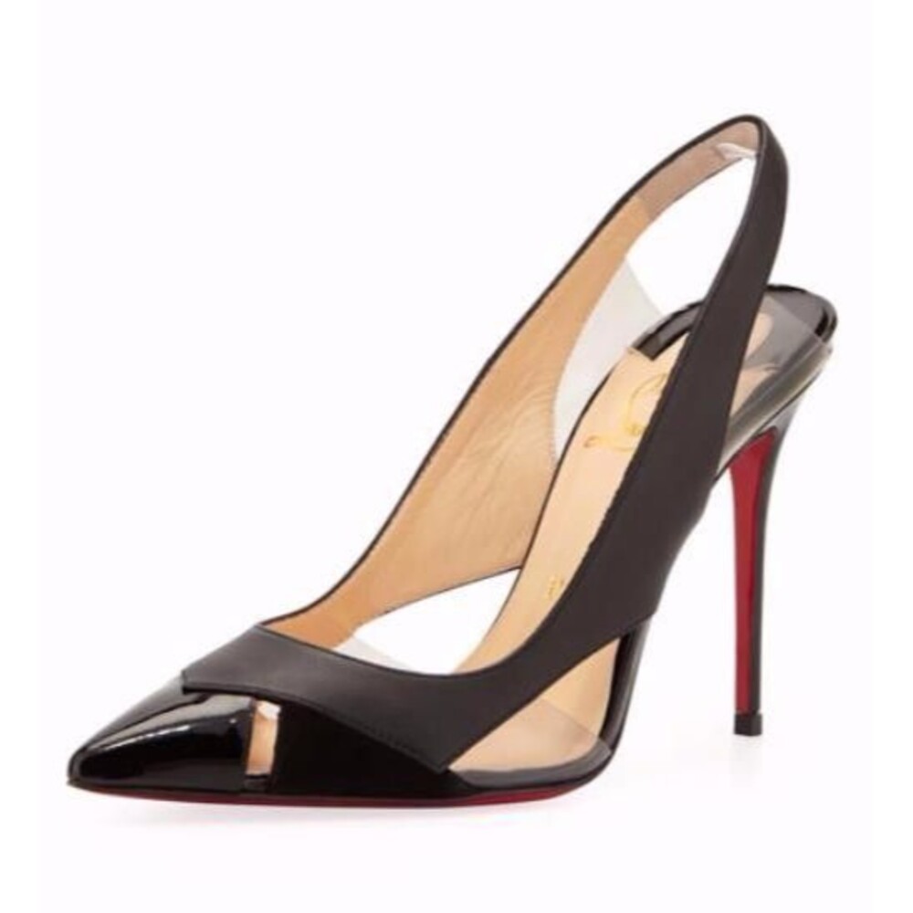 NEW Christian Louboutin Air Chance Peekaboo Slingback Pumps (Size 37) - $845.00!